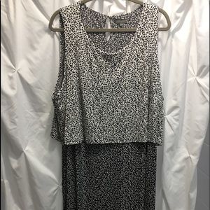 Dress with popover top